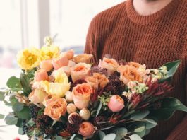 Fleurs de décoration