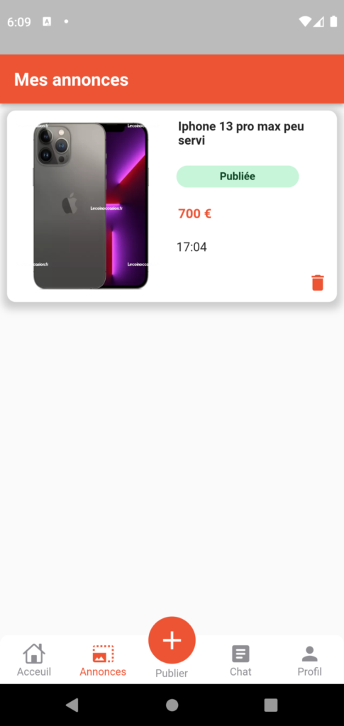 Gérer les annonces sur l'application mobile le bon coin d'occasion